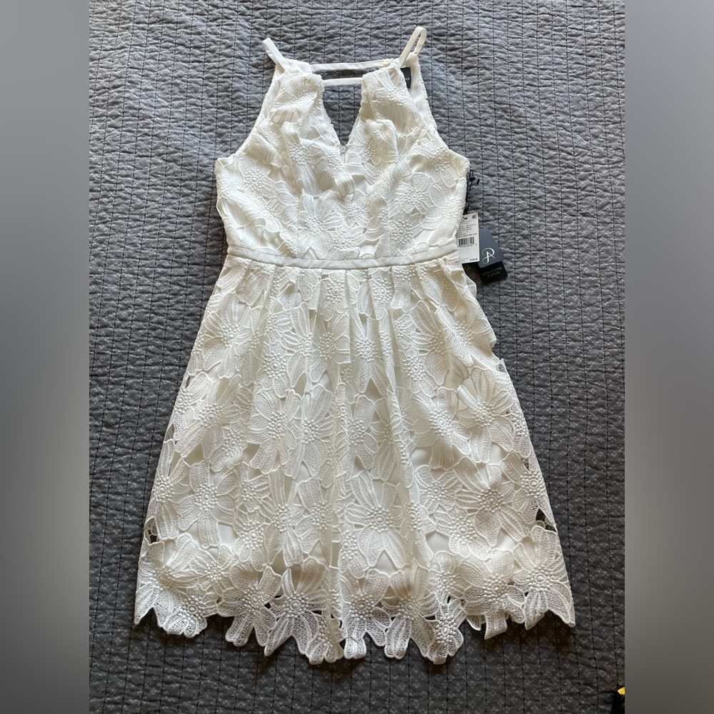 NWT Adrianna Papell Cecelia lace fit & flare Size 8